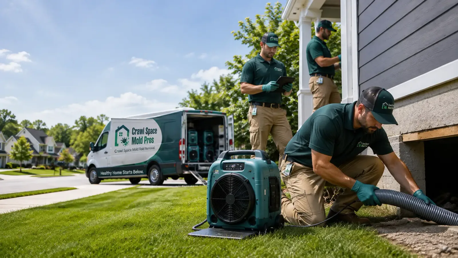 Crawl Space Mold Removal in Wilton, ND